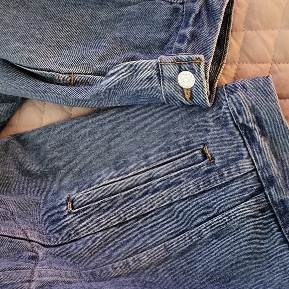 VINTAGE DENIM JEAN JACKET ( HEAVY DENIM) D3 COCA COLA LOGO UNISEX LARGE - Picture 9 of 9